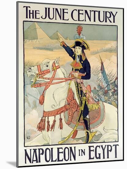 Poster for the Century Magazine - 'Napoleon in Egypt', 1895-Eugene Grasset-Mounted Giclee Print