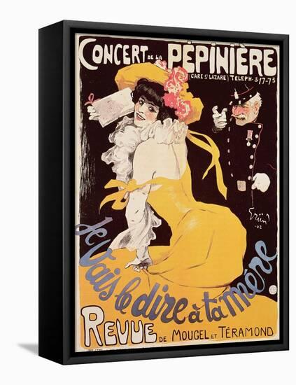 Poster for the Concert de La Pepiniere, 1902-Jules-Alexandre Grün-Framed Premier Image Canvas