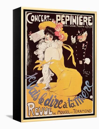Poster for the Concert de La Pepiniere, 1902-Jules-Alexandre Grün-Framed Premier Image Canvas