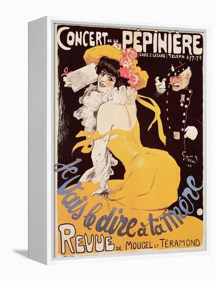 Poster for the Concert de La Pepiniere, 1902-Jules-Alexandre Grün-Framed Premier Image Canvas