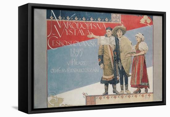 Poster for the Ethnographic Exhibition, 1894-Vojtech Hynais-Framed Premier Image Canvas