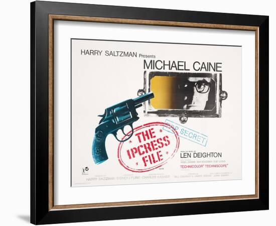 Poster for the Film 'The Ipcress File' (1964) Starring Michael Caine, 1964-Joseph Werner-Framed Giclee Print