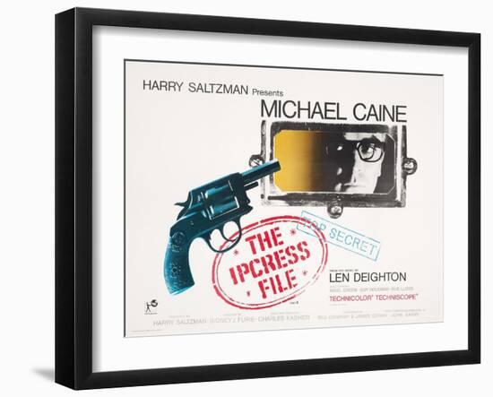 Poster for the Film 'The Ipcress File' (1964) Starring Michael Caine, 1964-Joseph Werner-Framed Giclee Print