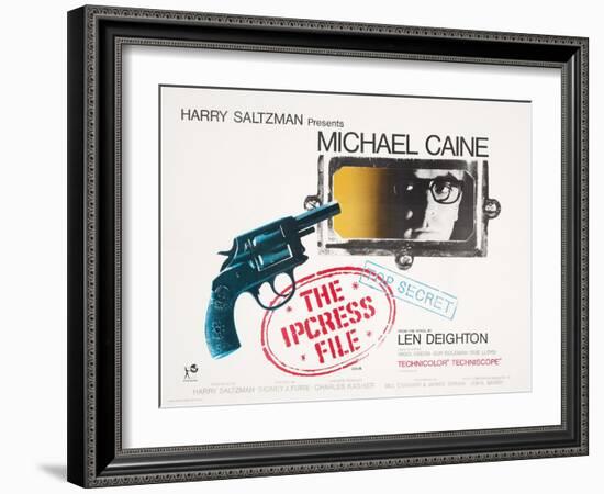 Poster for the Film 'The Ipcress File' (1964) Starring Michael Caine, 1964-Joseph Werner-Framed Giclee Print