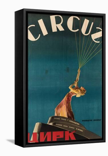 Poster for the Movie Circus by Grigori Aleksandrov, 1936 (Poster)-Anonymous Anonymous-Framed Premier Image Canvas