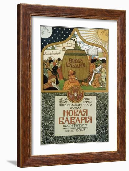 Poster for the New Bavaria Brewery, 1896-Ivan Bilibin-Framed Giclee Print