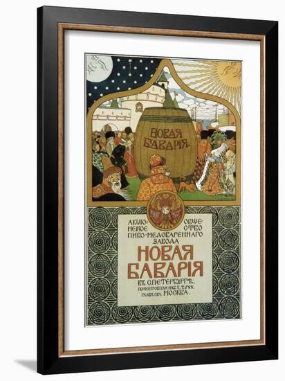 Poster for the New Bavaria Brewery, 1896-Ivan Bilibin-Framed Giclee Print