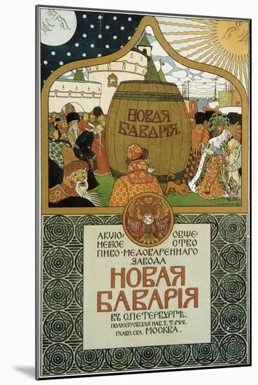 Poster for the New Bavaria Brewery, 1896-Ivan Bilibin-Mounted Giclee Print