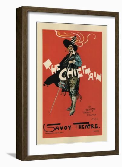 Poster for the Oper the Chieftain, 1894-Dudley Hardy-Framed Giclee Print