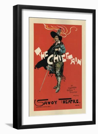 Poster for the Oper the Chieftain, 1894-Dudley Hardy-Framed Giclee Print