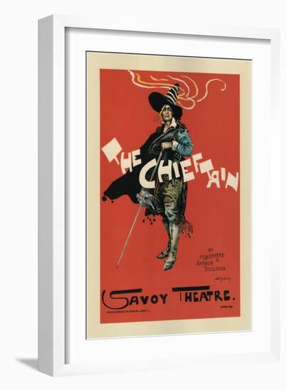 Poster for the Oper the Chieftain, 1894-Dudley Hardy-Framed Giclee Print