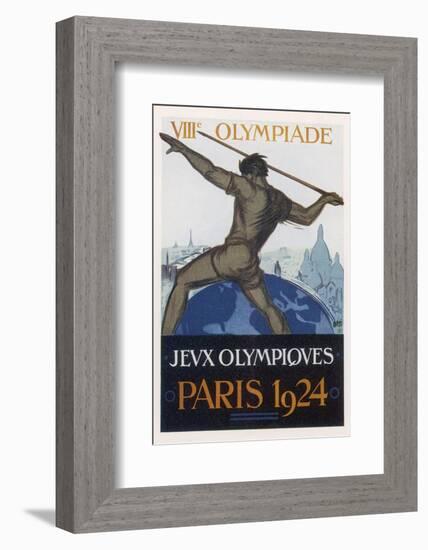 Poster for the Paris Olympiad-Orsi-Framed Photographic Print