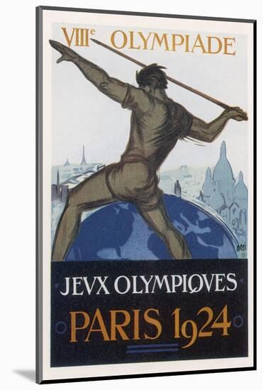 Poster for the Paris Olympiad-Orsi-Mounted Photographic Print