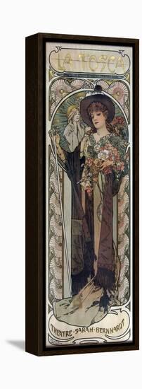 Poster for the Play La Tosca by Victorien Sardou, 1899-Alphonse Mucha-Framed Premier Image Canvas