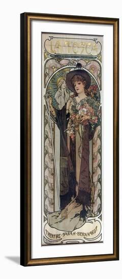 Poster for the Play La Tosca by Victorien Sardou, 1899-Alphonse Mucha-Framed Giclee Print