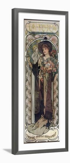 Poster for the Play La Tosca by Victorien Sardou, 1899-Alphonse Mucha-Framed Giclee Print