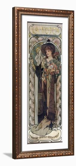 Poster for the Play La Tosca by Victorien Sardou, 1899-Alphonse Mucha-Framed Giclee Print