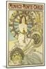 Poster for the Railway Company 'Chemin De Fers P.L.M.', 1897-Alphonse Mucha-Mounted Giclee Print