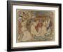 Poster for the Show "Les Amants"-Alphonse Mucha-Framed Giclee Print
