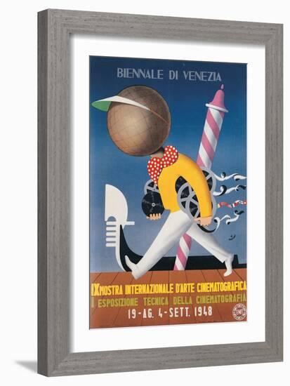 Poster for the Venice Biennial-Jacob-Philippe Hackert-Framed Giclee Print