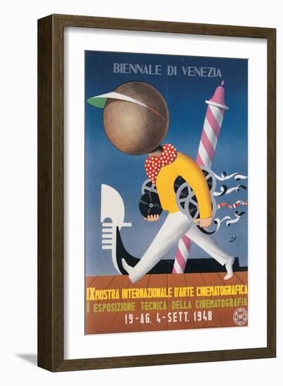 Poster for the Venice Biennial-Jacob-Philippe Hackert-Framed Giclee Print