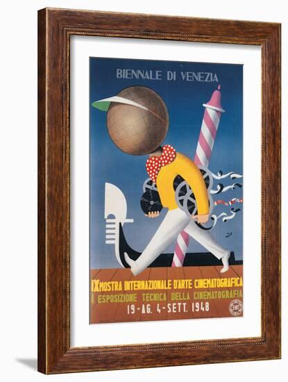 Poster for the Venice Biennial-Jacob-Philippe Hackert-Framed Giclee Print