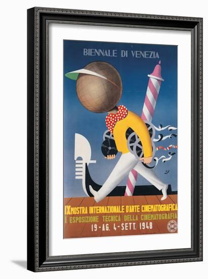 Poster for the Venice Biennial-Jacob-Philippe Hackert-Framed Giclee Print