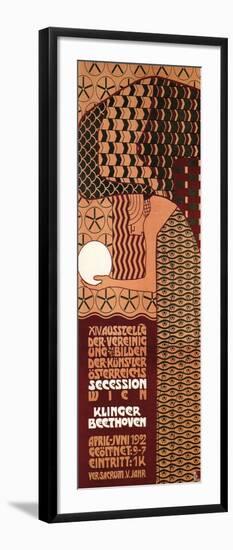 Poster for the Vienna Secession Exhibition, 1902-Alfred Roller-Framed Giclee Print