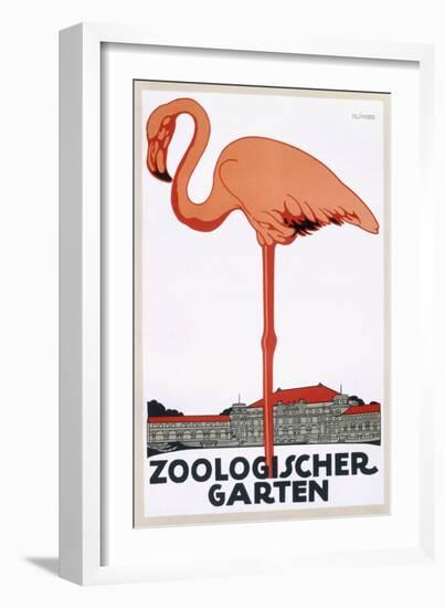 Poster for the Zoological Garden, Berlin, 1927-null-Framed Giclee Print