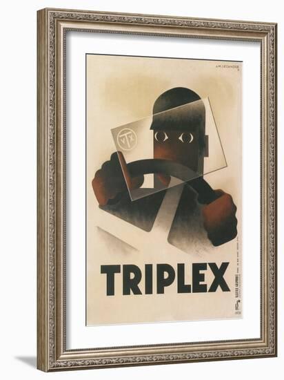 Poster for Triplex Auto Glass-null-Framed Giclee Print