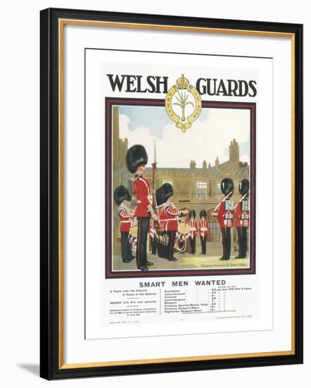 Poster for Welsh Guards-null-Framed Giclee Print