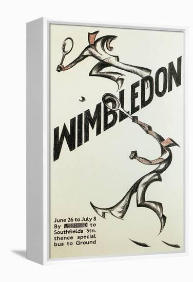 Poster for Wimbledon Tennis-null-Framed Stretched Canvas