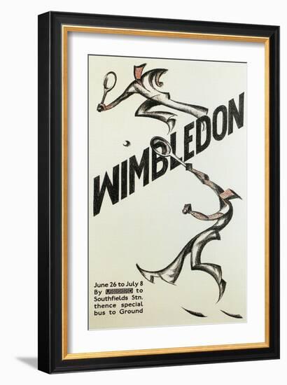 Poster for Wimbledon Tennis-null-Framed Premium Giclee Print