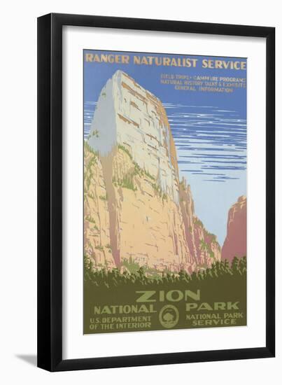 Poster for Zion National Park-null-Framed Art Print