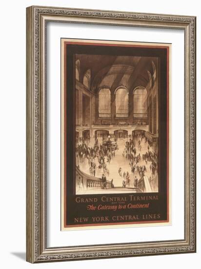 Poster, Grand Central Station-null-Framed Art Print