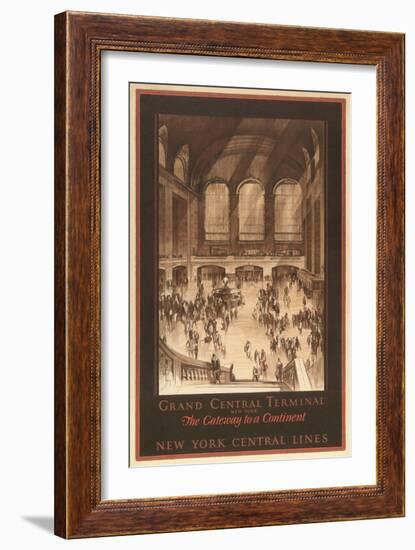 Poster, Grand Central Station-null-Framed Art Print