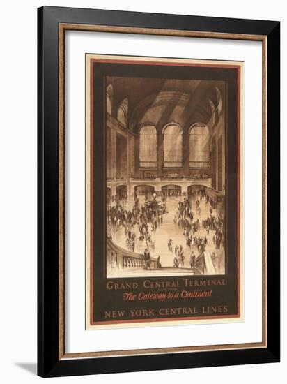 Poster, Grand Central Station-null-Framed Art Print