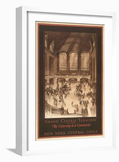 Poster, Grand Central Station-null-Framed Art Print