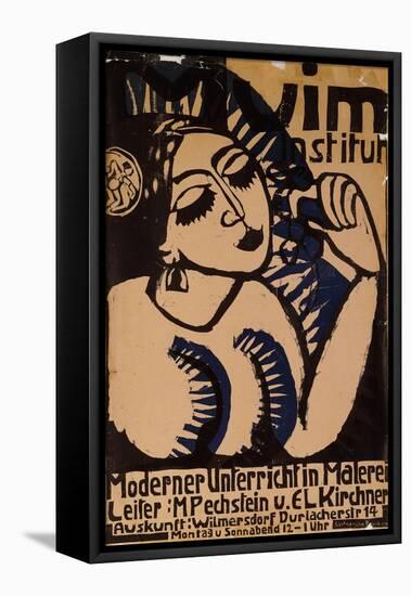 Poster Institute Muim; Plakat Muim Institut, 1911-Ernst Ludwig Kirchner-Framed Premier Image Canvas