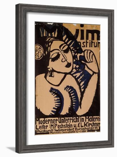 Poster Institute Muim-Ernst Ludwig Kirchner-Framed Giclee Print