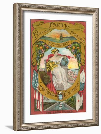 Poster, International Exposition, San Francisco, California-null-Framed Art Print