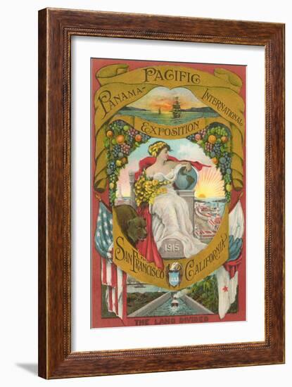 Poster, International Exposition, San Francisco, California-null-Framed Art Print