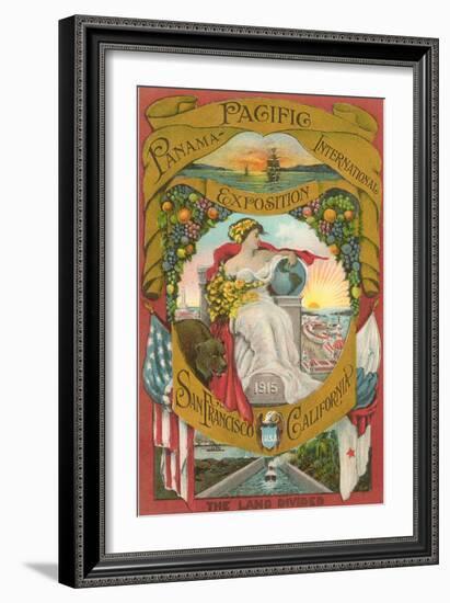 Poster, International Exposition, San Francisco, California-null-Framed Art Print