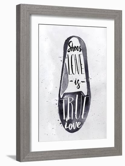 Poster Modern Shoes-anna42f-Framed Art Print