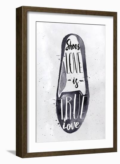 Poster Modern Shoes-anna42f-Framed Art Print