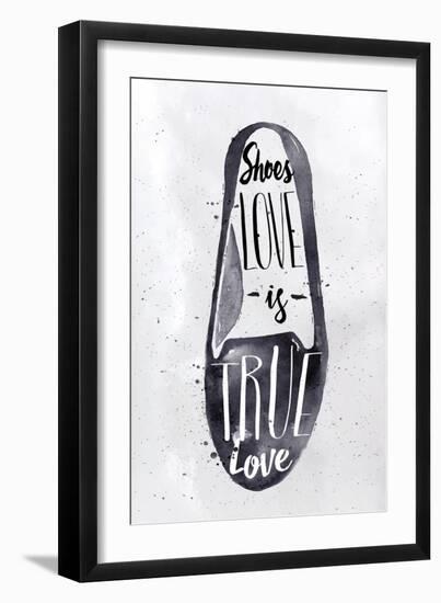 Poster Modern Shoes-anna42f-Framed Art Print