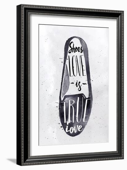 Poster Modern Shoes-anna42f-Framed Art Print