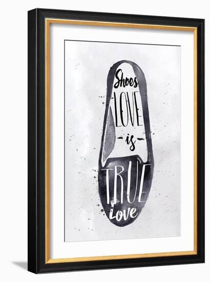 Poster Modern Shoes-anna42f-Framed Art Print