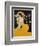 Poster of a Woman in a Yellow Dress by Jules Alexandre Grun-null-Framed Giclee Print