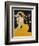 Poster of a Woman in a Yellow Dress by Jules Alexandre Grun-null-Framed Giclee Print